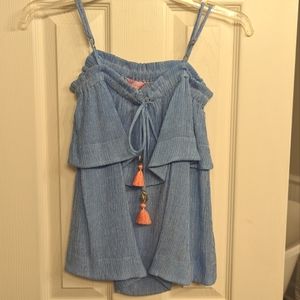 Lilly Pulitzer Tassel Top S